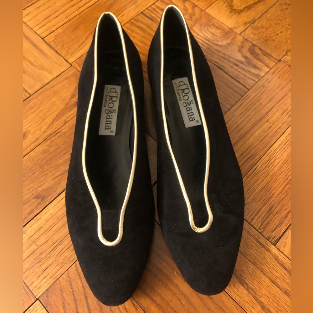 Vintage black flats - size 6.5